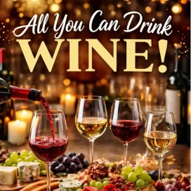 FRIDAY 20 NOV Free Flow Wine 7pm to 9pm
